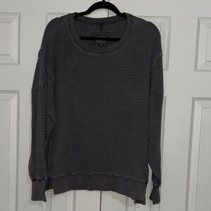 American Eagle Outfitters Gray Crew Neck Sweater